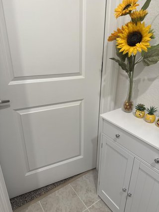 Armario bajo baño comedor 1 cajón 2 puertas blanco