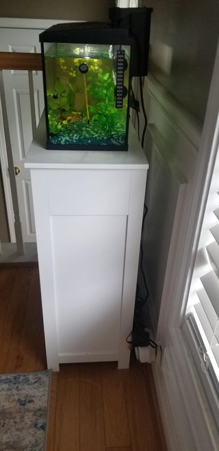 Armario bajo baño comedor 1 cajón 2 puertas blanco