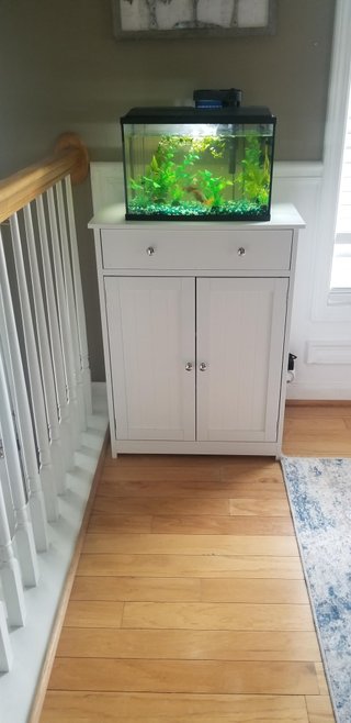 Armario bajo baño comedor 1 cajón 2 puertas blanco