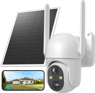 SIN ABRIR Cámara Solar Vigilancia Exterior Solar