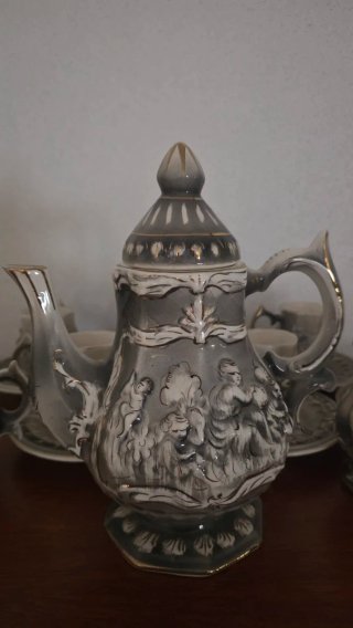 Juego café portugués porcelana