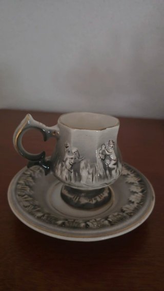 Juego café portugués porcelana