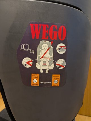 Silla Coche Klippan Wego Isofix