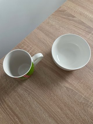 Lote Taza y Cuenco navideño