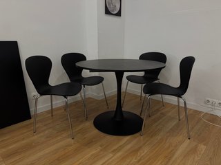 Mesa Comedor Redonda Extensible 100/140x40x75 cm