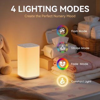 LÁMPARA MESITA NOCHE TÁCTIL RGB 4000MAH