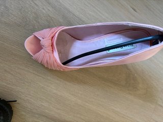 Zapatos de tacón rosa talla 38