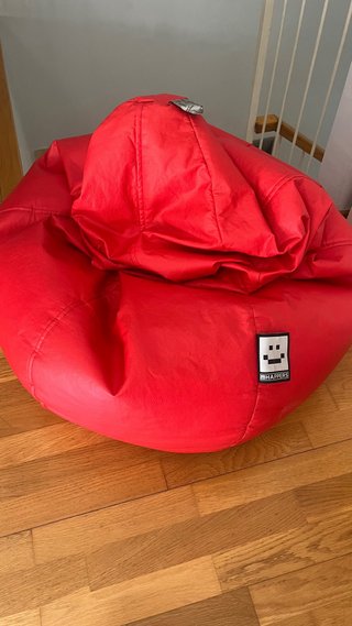 Puff Happers Piel Sintética Rojo