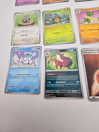Lotto 12 Carte Pokémon TCG Italiane Golett Crustle