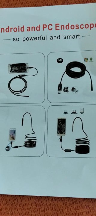Endoscopio Y101 HD 3in1 TYPE-C più gioco magnetico