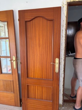 Puerta interior madera 79,5x188 cm
