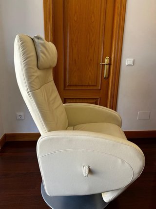Sillón Relax Piel Giratorio y Reclinable