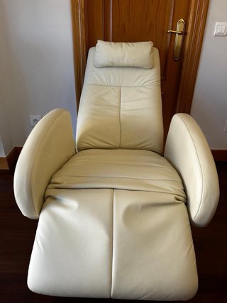 Sillón Relax Piel Giratorio y Reclinable