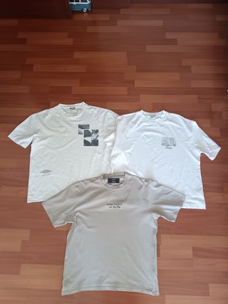 Pack 3 Camisetas Oversize Talla M