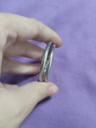 Pendientes aro plateados