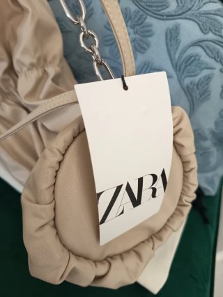Bolso Zara Beige Nuevo