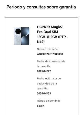 Honor Magic 7 Pro 512GB Gris