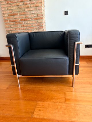 Butaca Le Corbusier LC2 Negra