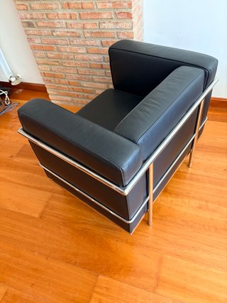 Butaca Le Corbusier LC2 Negra