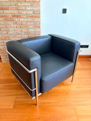 Butaca Le Corbusier LC2 Negra