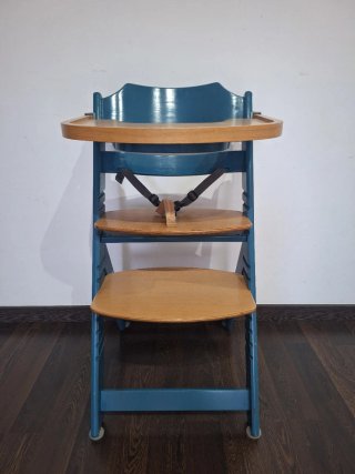 Trona Safety 1s madera y azul
