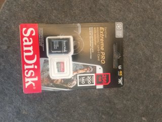 SanDisk Extreme PRO Micro SDXC 256 GB + Adaptador