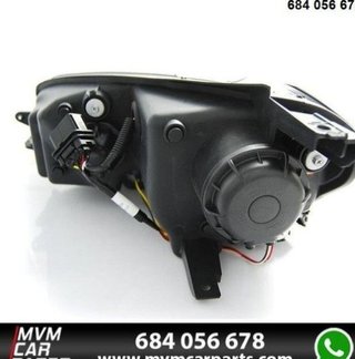 Faros delanteros Led U para VW Golf 7 MK7 Negros