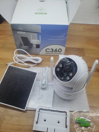 Cámara Solar GREENCAM C360 Exterior