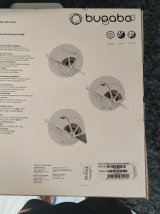 Capota ventilada Bugaboo Fox/Cameleon/Lynx Gris