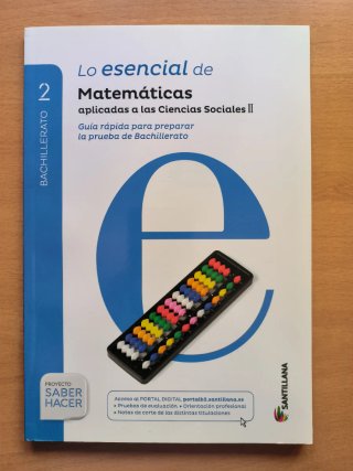 Índice libro Matemáticas aplicadas a las CCSS II