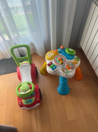 Pack andador, mesa musical y coche andador
