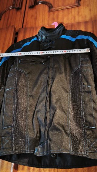 Chaqueta Moto Niño Negra y Azul