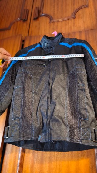Chaqueta Moto Niño Negra y Azul