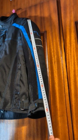 Chaqueta Moto Niño Negra y Azul