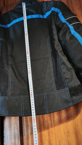 Chaqueta Moto Niño Negra y Azul