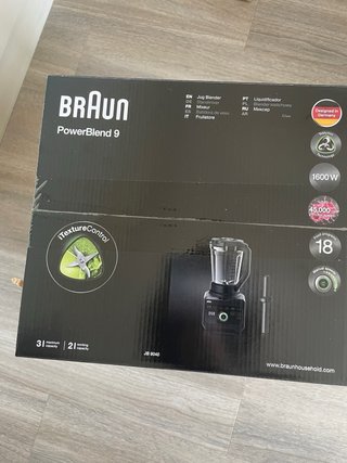 Batidora Braun PowerBlend 9 JB9040BK 1600W