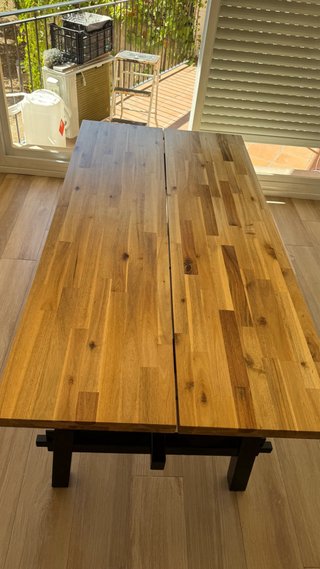 Mesa Comedor Madera Acacia IKEA skogsta