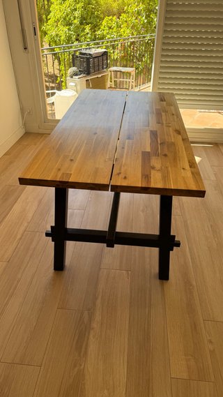 Mesa Comedor Madera Acacia IKEA skogsta