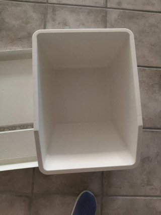 2 Cajas de plástico Ikea blanca (7 e.cada una)