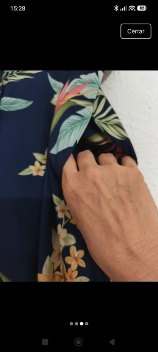 Falda larga estampada floral