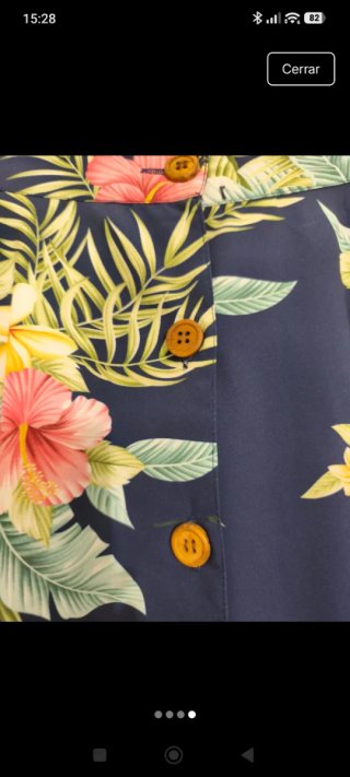 Falda larga estampada floral