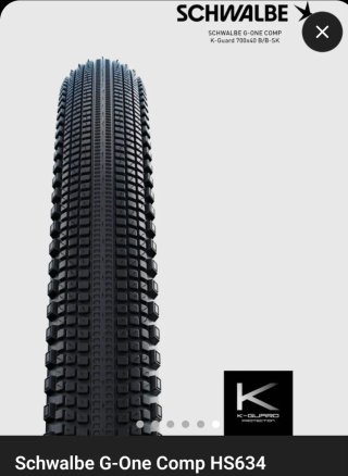 Cubiertas Schwalbe G-One Comp Gravel 700x35