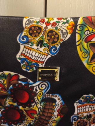 Bolso de hombro calaveras multicolor