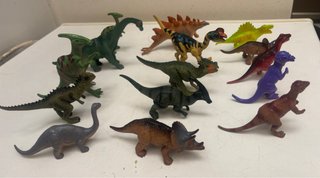 Lote 15 Juguetes Dinosaurios Varios