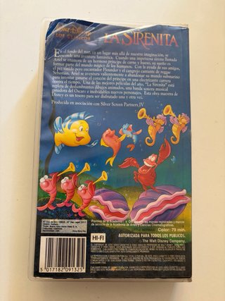 VHS La Sirenita (Clásicos Disney) Original
