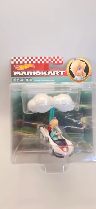 Hotwheels Mario Kart Rosalina P-Wing Cloud Glider
