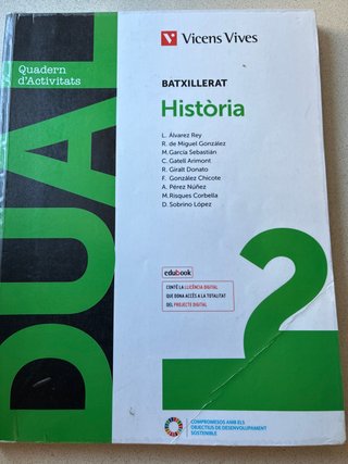 Història, 2 Batxillerat, Dual Quadern d'activitats