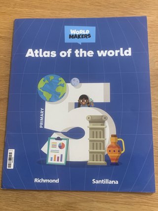 Libro de Atlas of The world 5° de Primaria Soci.S