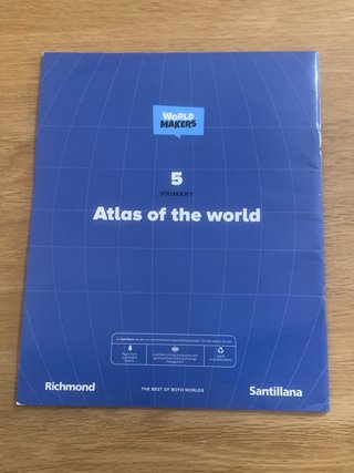 Libro de Atlas of The world 5° de Primaria Soci.S