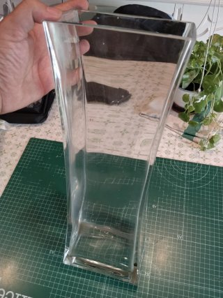 Jarrón de cristal